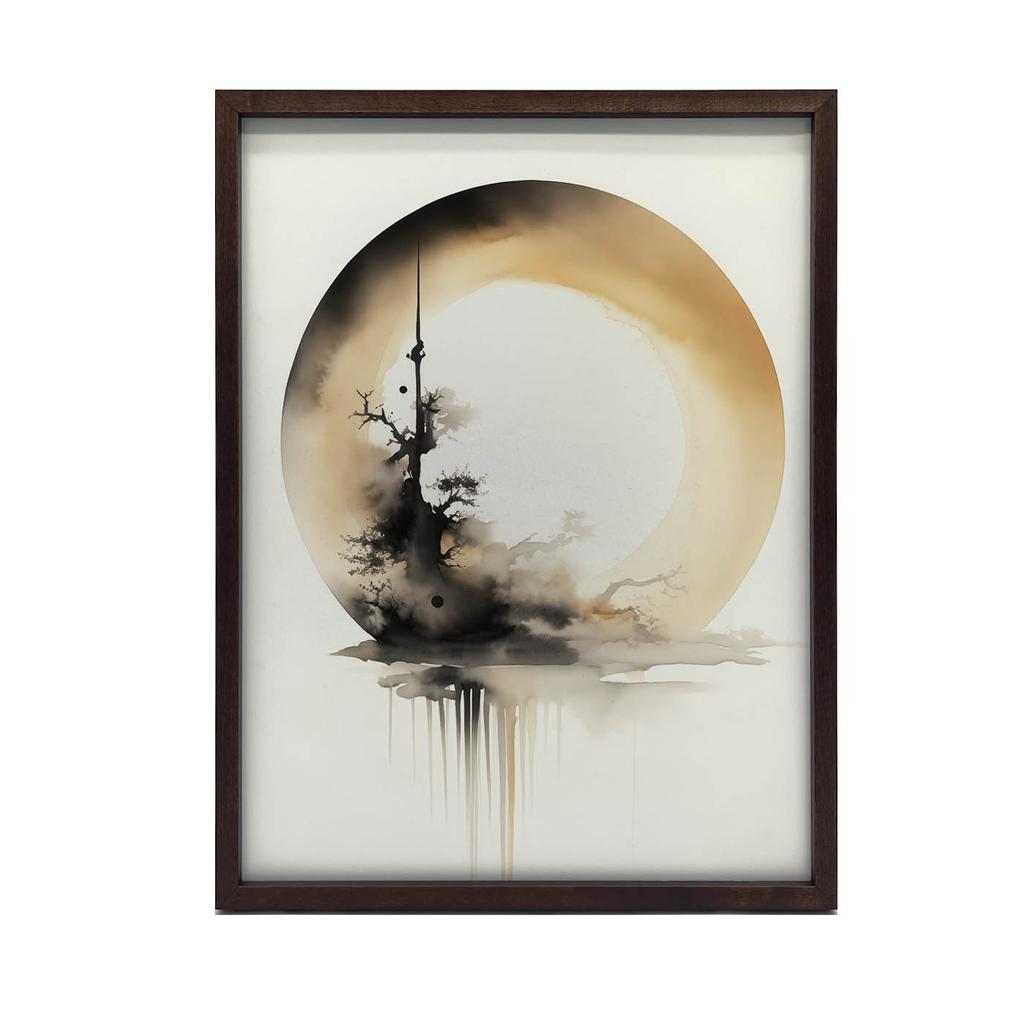 Koło Zen Koło Zen, 50X70 Cm, Bez Ramy, Płótno Premium Na Blejtramie