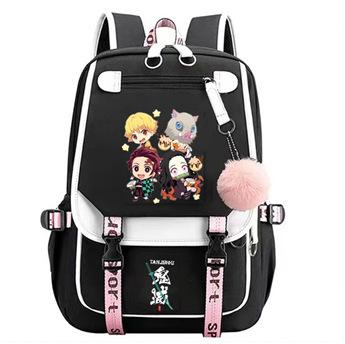 Backpack, Various Styles, Cartoon Heat Transfer, Digital Printing, Backpack, Large-Capacity Student Schoolbag