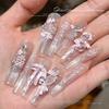 20/50Pcs Pearlescent 3D Bow Nail Charms Kawaii Manicure Decor DIY Nail Art Decoration Accessories