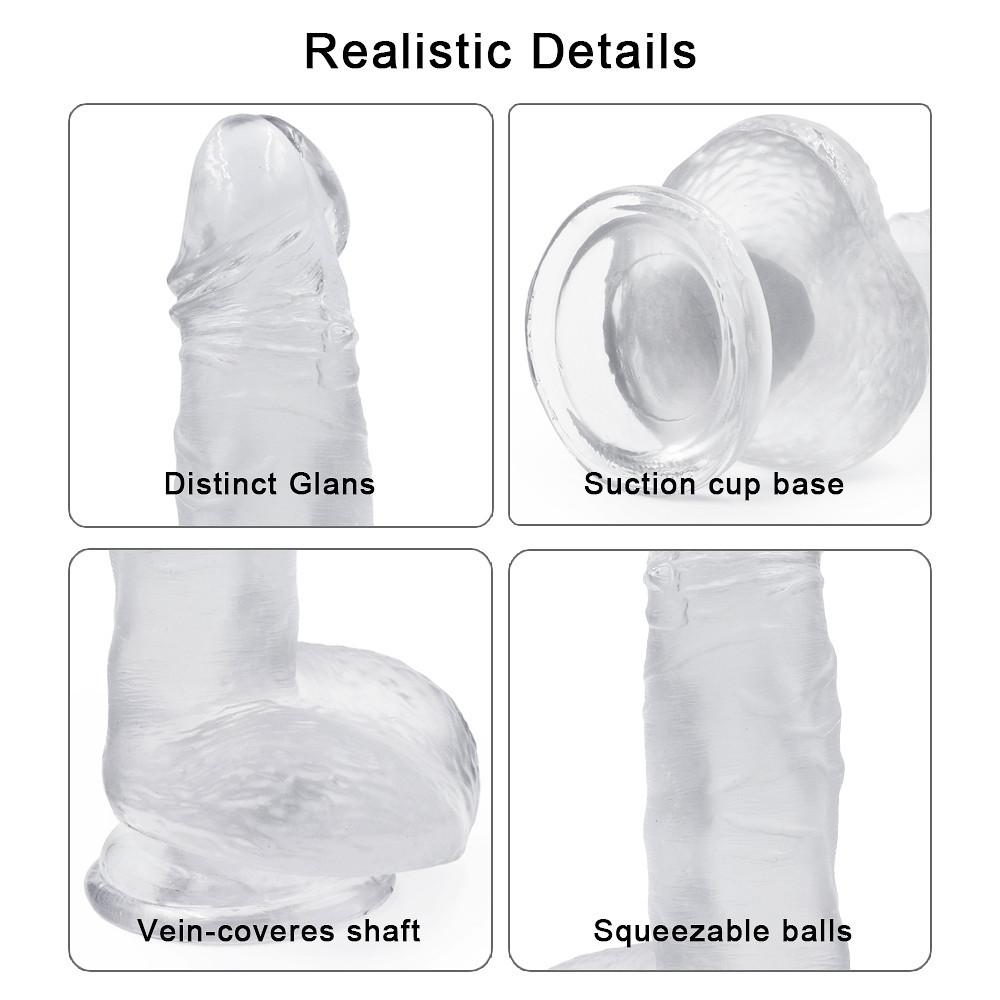 MoDi Sexuální hračka pro dospělé umělý penis dildo stimulace klitorisu anální kolík realistický penis masturbační pomůcka