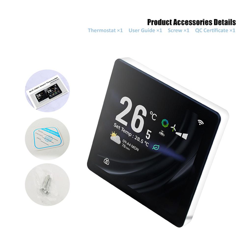 Voice Activated Voice Activated Thermostat Touch-Based Operation User-Friendly Interface Versatile Compatibility