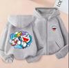 Doraemon POKAN Print Casual Loose Hoodie for Men, Women & Children - Spring/Autumn