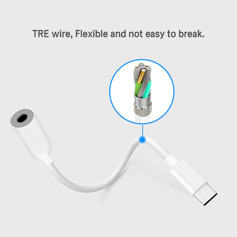 Headphone Jack Adapter Audio Cable 
