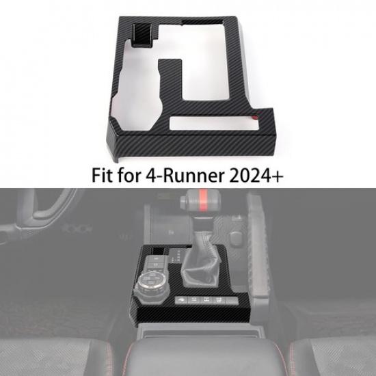 Carbon Fiber Car Gear Shift Panel Frame Cover Trim For Tacoma 4Runner 2025 2026