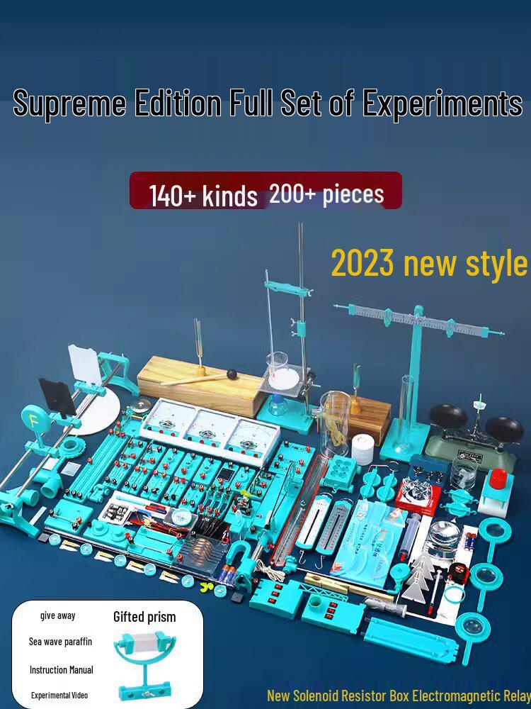 Junior High Physics Experiment Kit: Electromagnetism, Optics, Mechanics, Thermodynamics