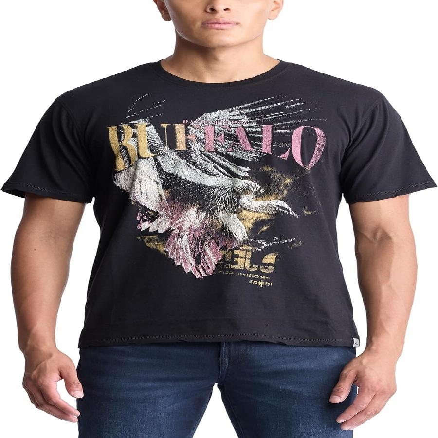 

Buffalo David Bitton Men s Short Sleeve Logo Tee XXXXXL чорний