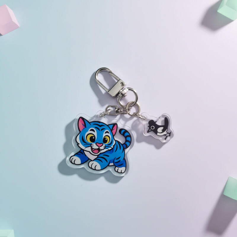 Magpie and Tiger Acrylic Keychain Goods