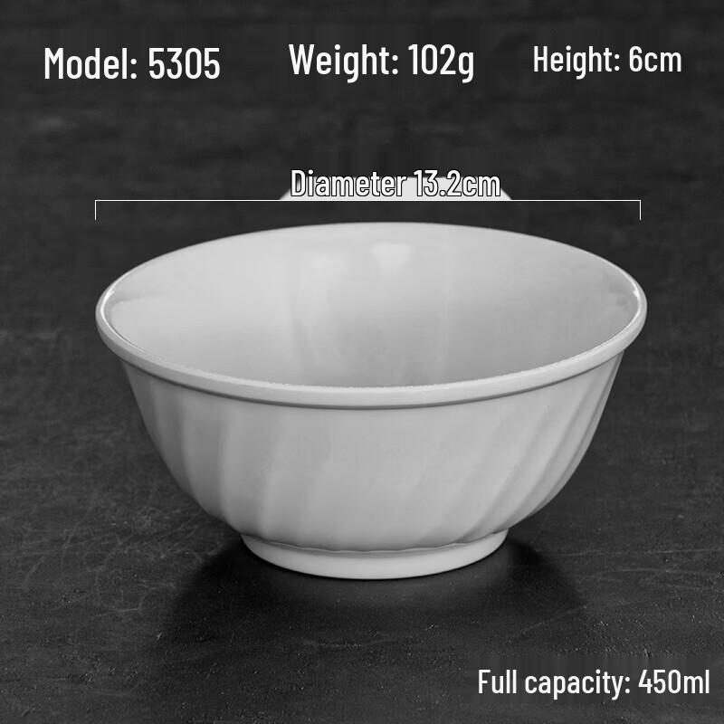 Small White Melamine Multi-Purpose Bowl