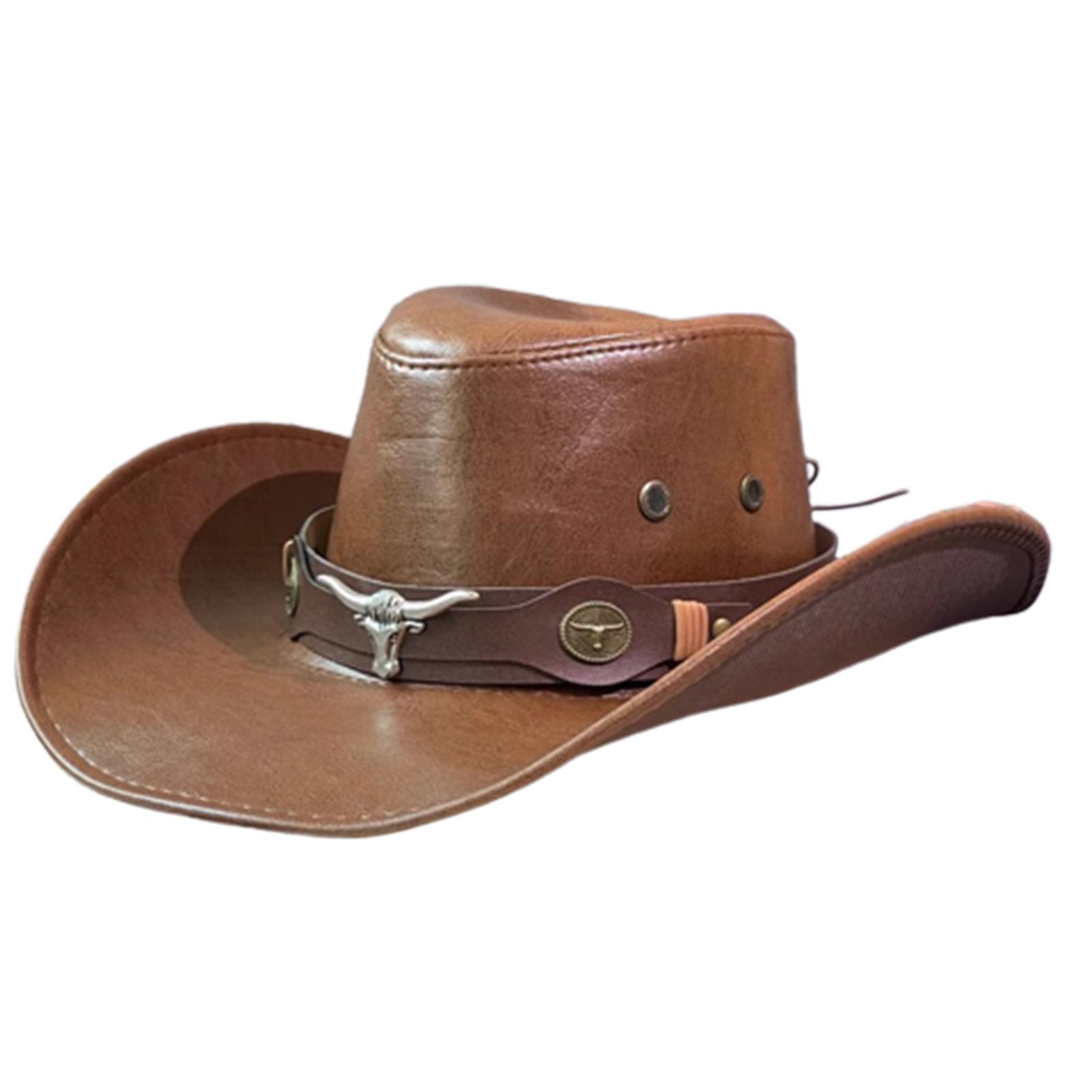 

Western Cowboy Hat Breathable Cowboy Hat Unisex Photo Props Versatile Mountaineering Hat Handmade Cowgirl Hat різнокольоровий