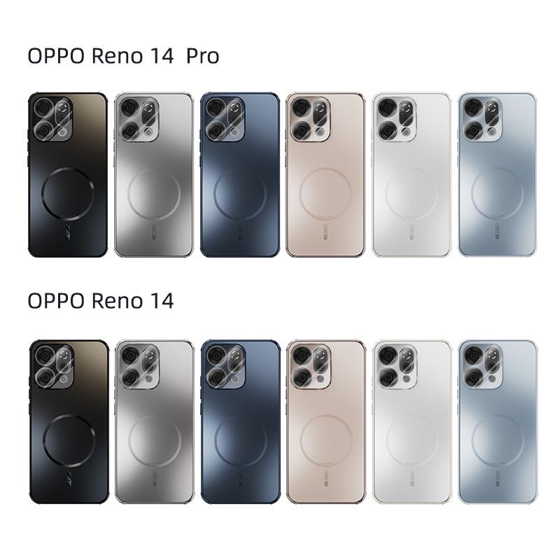 OPPO Reno 14/13 Pro Anti-Fall Magnetic Frosted Full Coverage Case