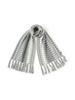 Beams Men's Nordic Pattern Scarf, Grey Free