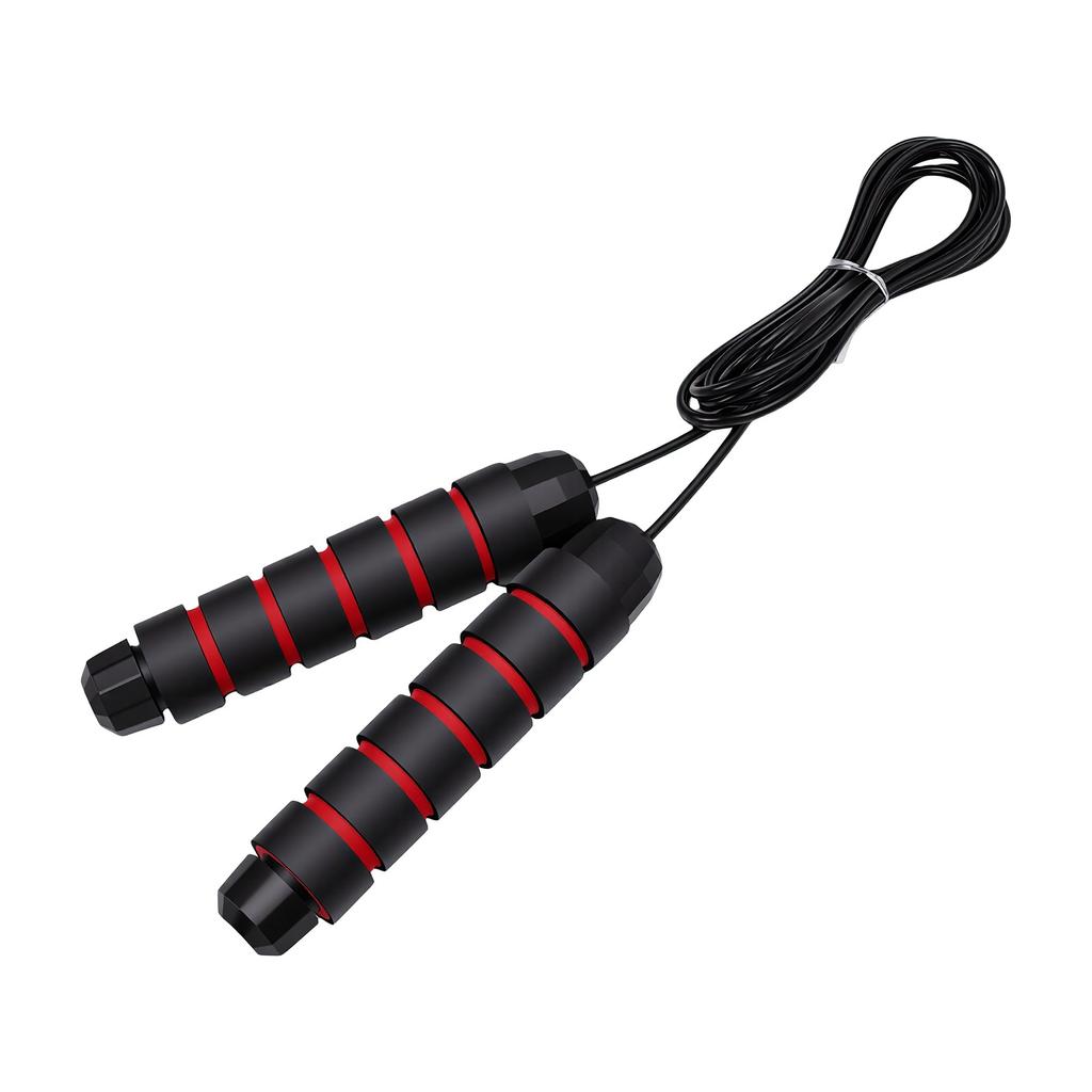 Jump Rope Steel Wire Bearing Speed Jump Rope Fitness Equipment Adjustable Length Foam Handle Exercise Skipping Rope for