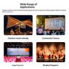 Compact Portable Anti-Light Projector Screen Flexible Use 60/72/84/100/120 Inches for Travel