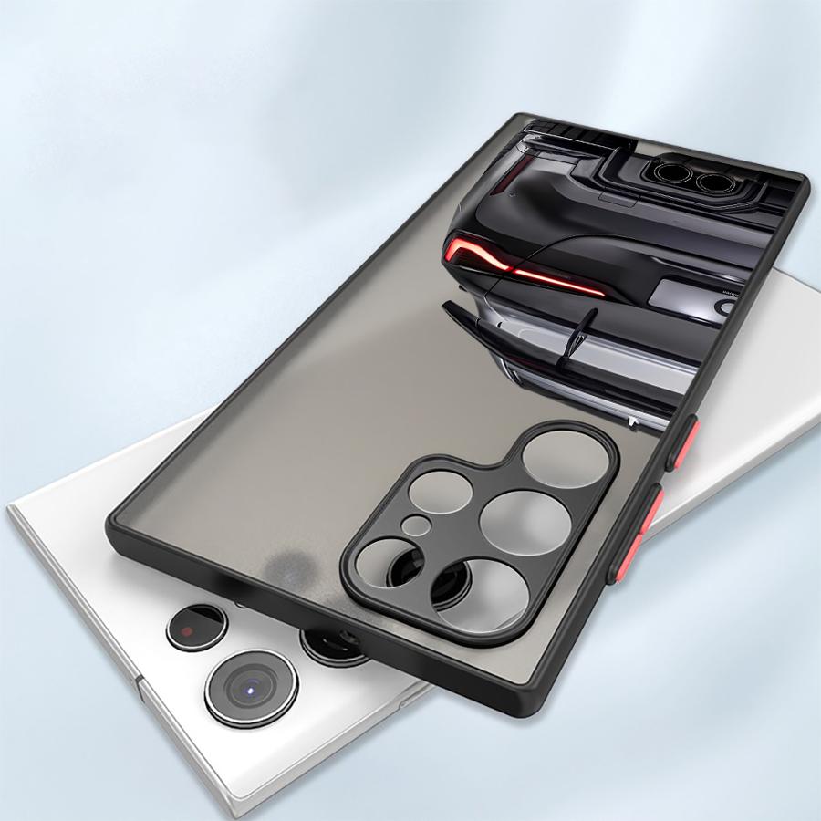Cool WM Dream Car Tail Phone Case for Samsung Galaxy S23 S24 Ultra S22 S21 S20 S10 Plus S23 FE S9 Shockproof Matte Cover