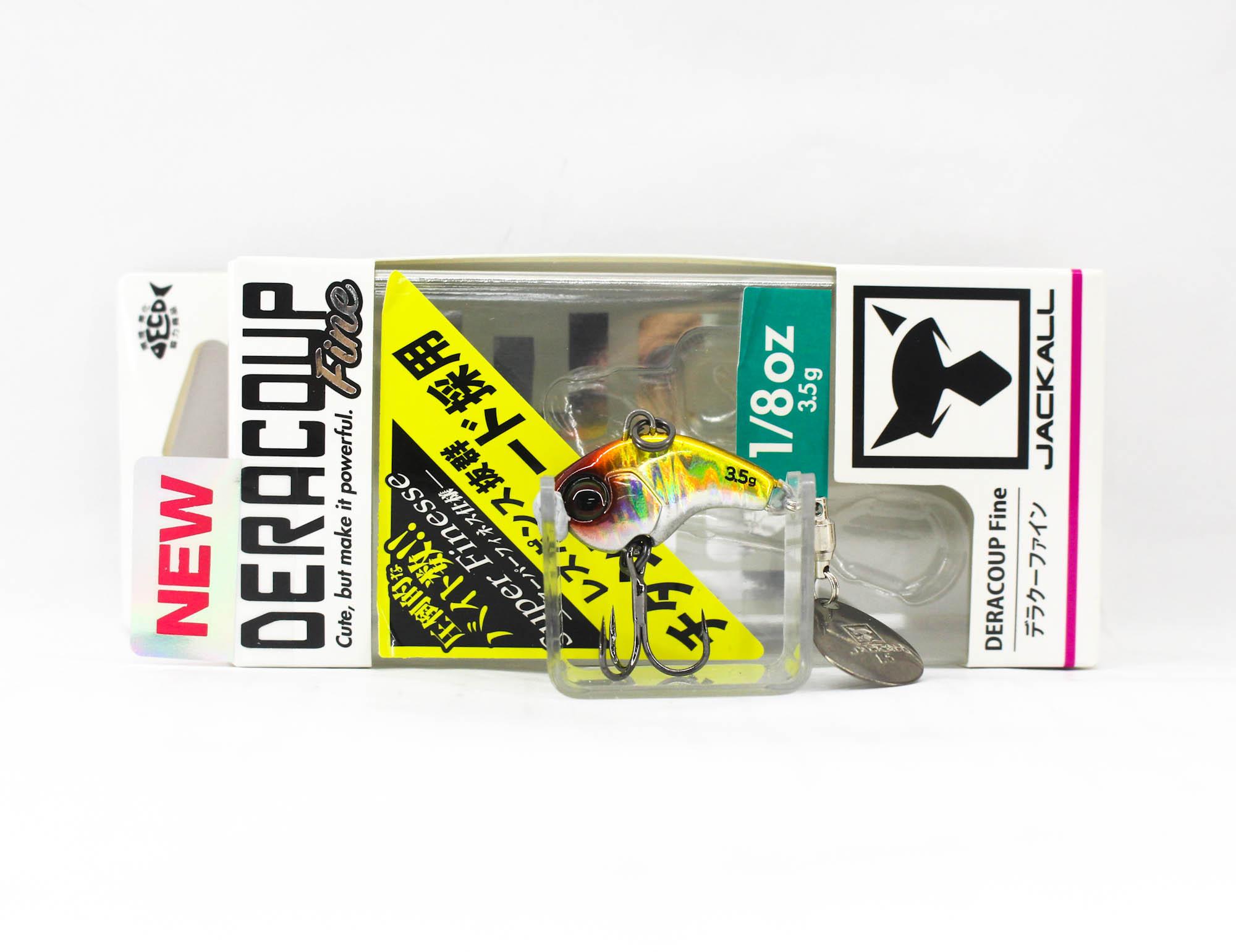 Jackall Deracoup Fine 1/8 унции Воблер с вращающейся лопаткой, тонущий HL Flash Clown (4938)