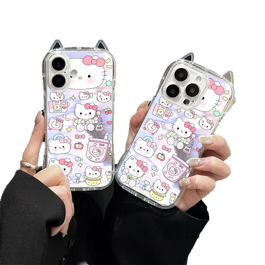 Sanrio TK Cat Ears KT Case for iPhone 16