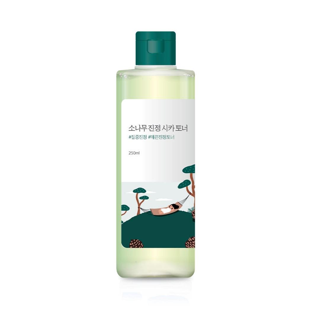 ROUND LAB Pine Calming Cica Toner Soothing Hydrating Facial Toner 250ml 1 Pack (250ml)