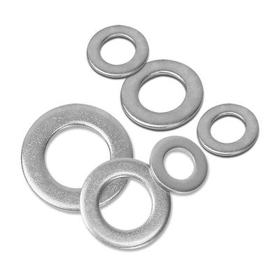 DIN125 Flachscheibe aus 304 Edelstahl, Nationaler Standard, Verdickter Abstandhalter, Größen M1.6-M36