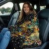 1pc Colorful Fairy Wings Crystal Gem Angel Flannel Blanket Mystical Art Soft Throw Blanket for Bedroom Yoga Meditation DecorGift