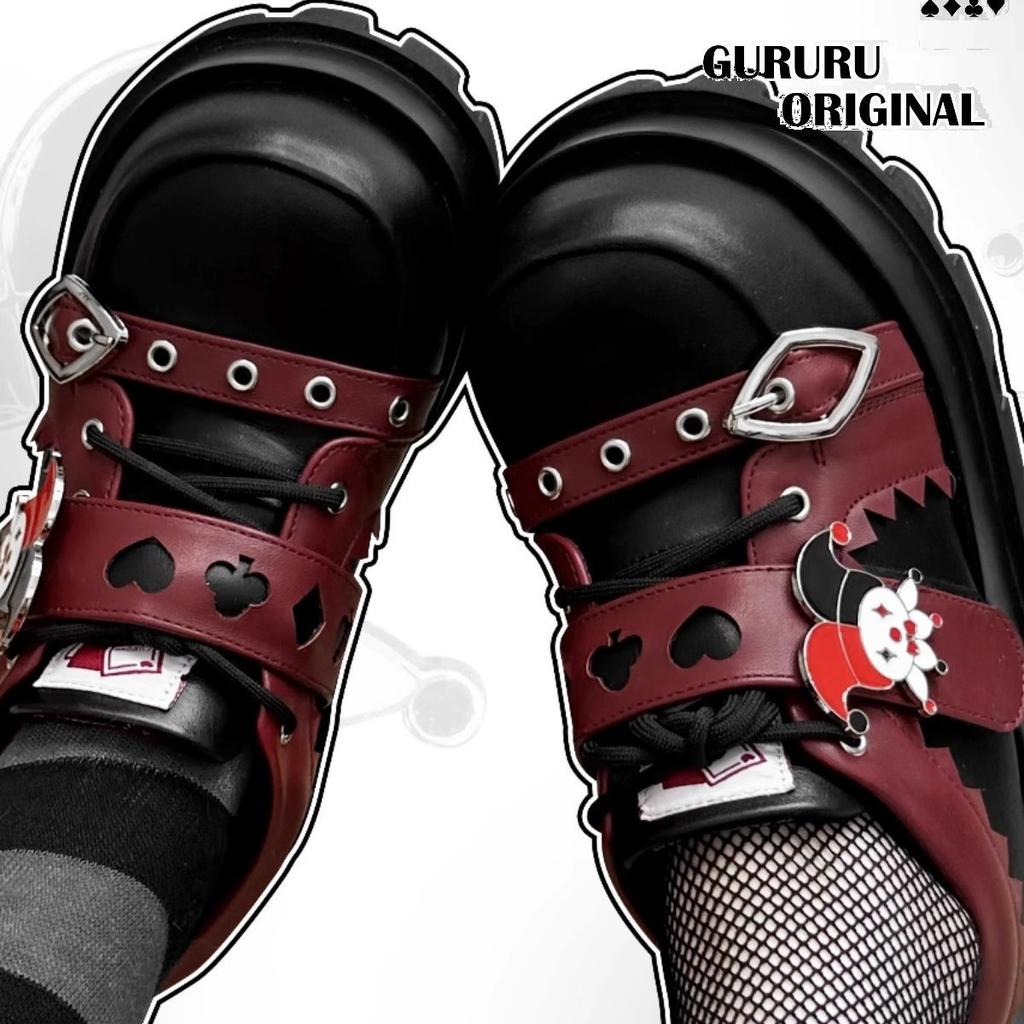 Autumn New Fashion Girl Versatile Sweet Cool Style Mary Jane Weird Poker High Heels