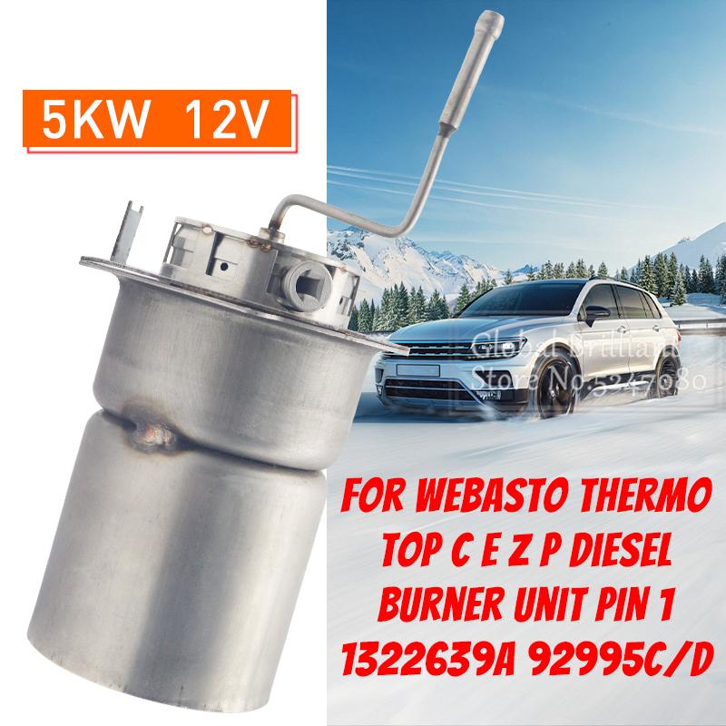 

Автомобильный водонагреватель, комплекты 12 В 5 кВт, квадратная камера сгорания горелки, дизельное топливо для WebastoThermo Top CEPZ 92335C 1322849A 92995D