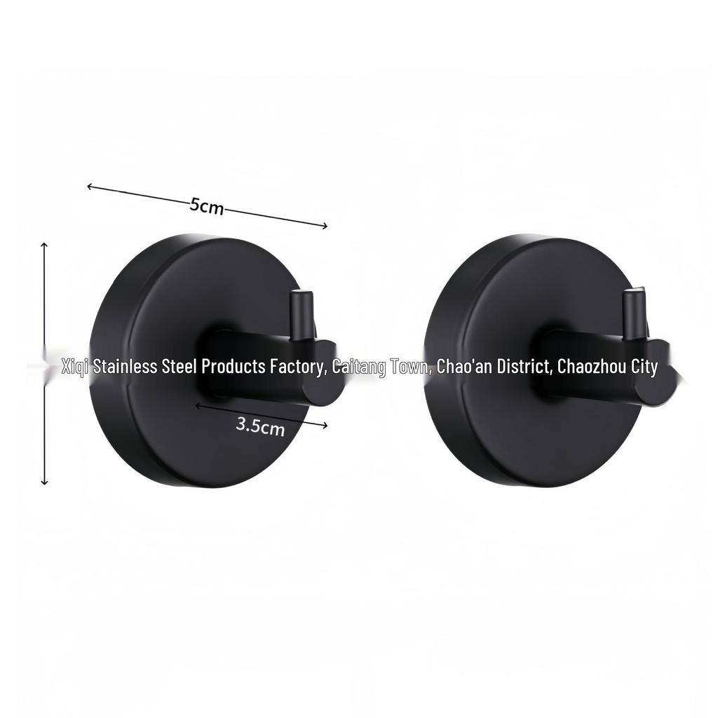 Traceless Stainless Steel Suction Cup Hook - Strong, No-Drill Wall Storage for Bathroom & Kitchen