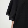 JNBY Girls' Linen Mid-Length Half-Sleeve Dress
