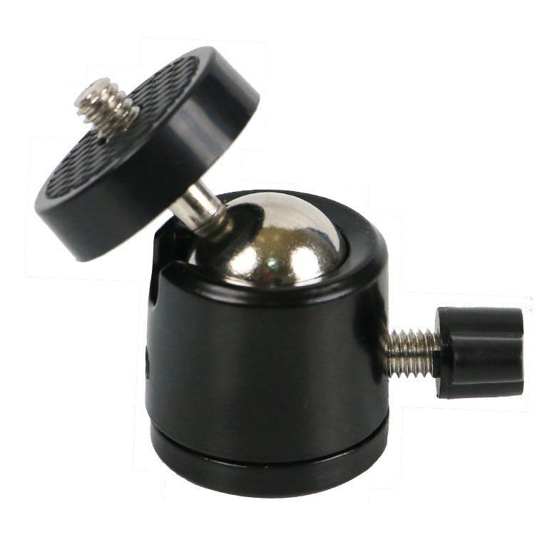 Universal 360° Rotating Ball Head Tripod with 1/4 Phone Holder for Live Broadcast Photography