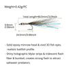 4pcs Surf Candy Sand Eel Streamer Flies,Realistic 3D Eyes Freshwater Saltwater Fly Fishing Lures for Sea Trout Pike Bass Anglers