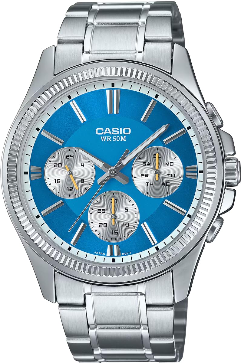 

CASIO Standard Quartz Watch display Blue International Model [Casio] Men s MTP-1375D-2A2V Multi-axis 24-hour