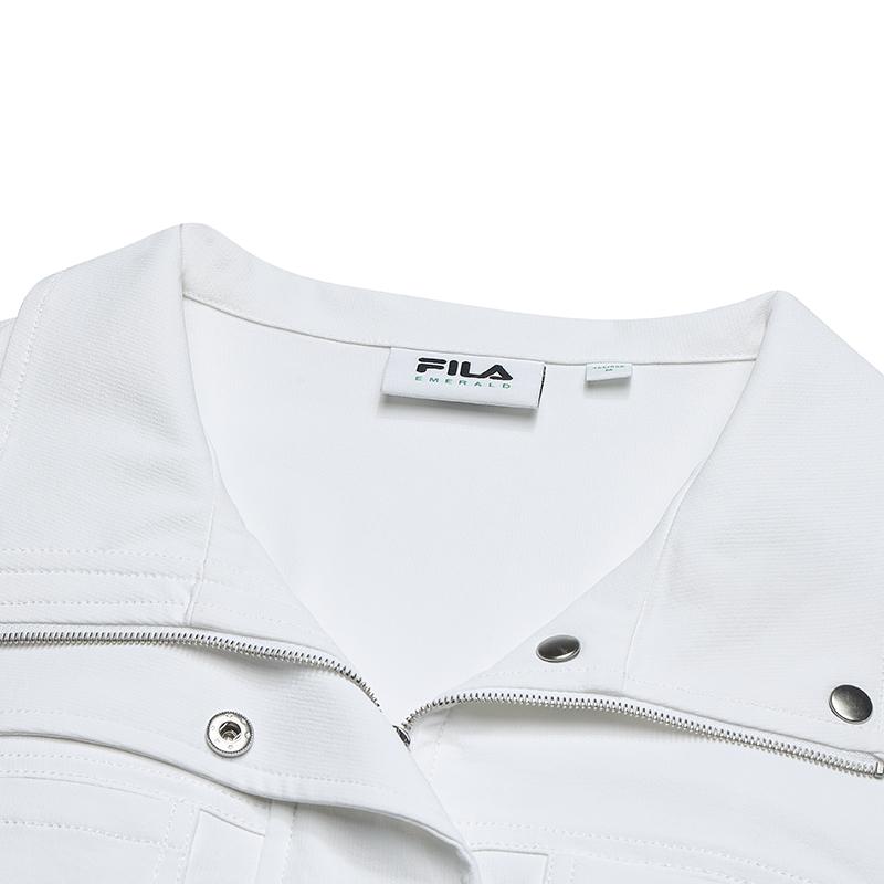 New FILA EMERALD Short Sleeved Dress Women's Early Snow F11W534312FWT