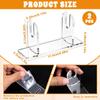 2PCS Acrylic Fan Display Stand, Clear Fan Display Holder Base Easel, Folding Fans Holder Easel, Japanese Chinese Hand Fan Stand, Fans Organizer for