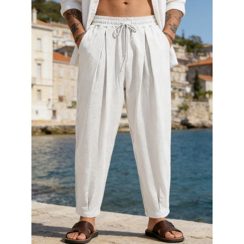 Men S Loose Fit Casual Sports Straight Leg Trousers