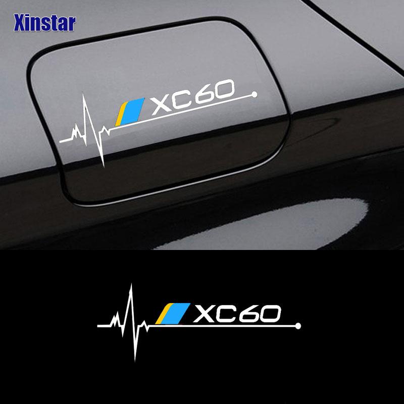 

Car Oil Tank Vinyl Stickers Decals For Volvo S60 S70 S80 S40 XC90 V40 V50 V60 V70 S90 V90 XC60 XC40 XC70 AWD T6 C30 C70 V40 білий