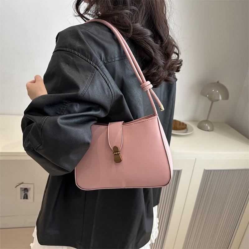 Niche retro underarm bag for women  new fashion small square bag versatile single shoulder messenger bag for women