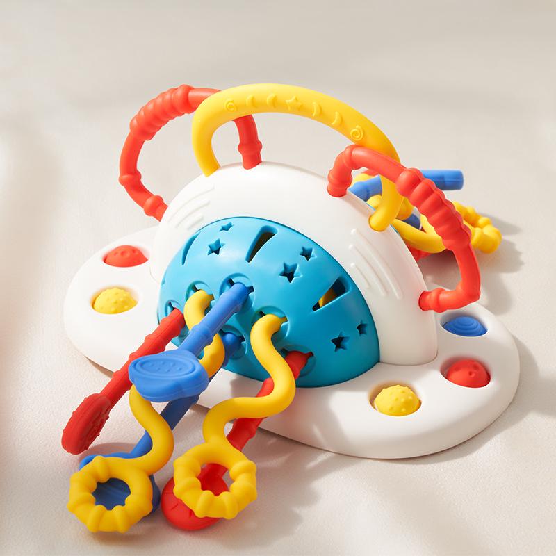 

Игрушка-лотерея для малышей - Развитие мелкой моторики для возраста 0-1 год, Обучающая игрушка для развития ранних навыков (6 месяцев+) бежевый