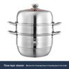 Sanjiaolong 304 Stainless Steel Multi-functional Steamer Pot