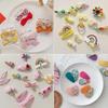 Girls' toddler hairpins baby hairpins hair ties ribbon pins hair ties