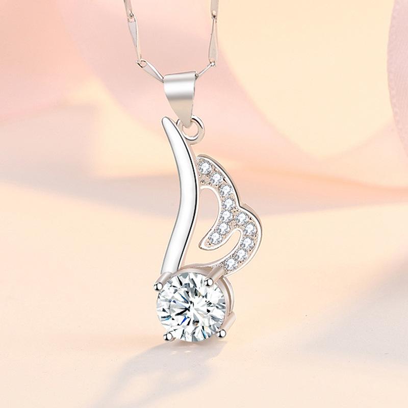 Lindon Women Copper Alloy Zircon Necklace Pendant For Women Party Gifts Fashion Gift