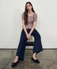 Laneonkyulleoseu Denim-Like Wide Pants_Navy