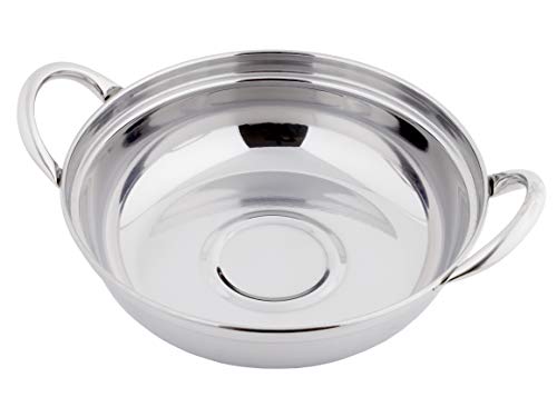 PEARL METAL 17cm Silver Stainless Steel Two-Handled Pot, Kitchen Mate HB-4459