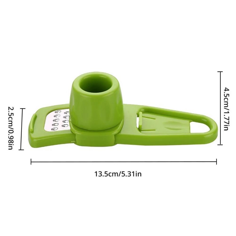 1 Stück Packung Mini-Knoblauchmühle Kreative Knoblauchpresse Küche Knoblauchbrei Manueller Knoblauchbrei Grüne Küchenhelfer
