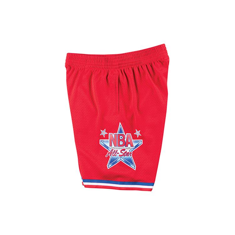 Mitchell & Ness Basketball Shorts Men's Red SMSHEL18012-ASWSCAR91