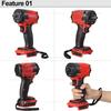 18V Brushless Impact Driver Torque Cordless Impact Wrench Rechargeable 300NM Heavy Power Tool for Construction and Home Improvem