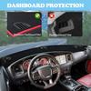 Fit for Dodge Charger 2011-2023 Accessories (Without HUD) Dash Cover Custom Dashboard Cover Mat Non-Slip Pad Sunshield Cover Center Console Protector