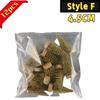 12Pcs Mini Christmas Desktop Miniature Pine Tree Micro Landscaping 4.5/6.5Cm Sisal Silk Cedar Tree Ornamen Navidad Xmas Decor
