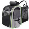 Expandable Breathable Pet Backpack for Cats & Dogs – Foldable, Large Capacity, Ideal for Travel