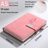 Custom B5 Notebook Gift Set with Thickened Cover, A5 Business Diary, and Logo Printing.