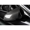 Pair Real Carbon Fiber Car Side Rear Mirror Cover Caps For BMW M3 F80 M4 F82 F83