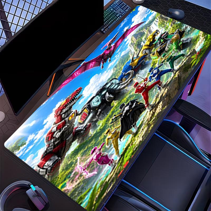 Mighty Morphin Power Rangers Print Mouse Pad, for Keyboard Pad Laptop PC Mat for Office Home Use, Desk Decor, Perfect Birthday Gift for Gamers